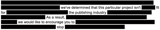 kirkraff's tweet photo. #blackoutpoetry #queryrejectionpoetry I don't know what we're calling it now https://t.co/CwapRHWkQ6