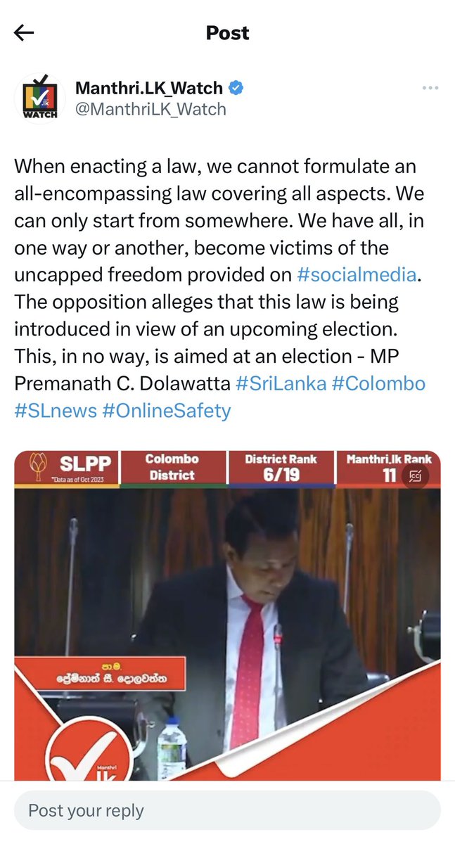 #OnlineSafetyBill #RejectOSB #RepealOSB During parliamentary debate on Online Safety Bill (OSB) MPs repeatedly pointed to social media posts about themselves and their families, which they felt were unfair, defamatory or abusive, as justification to enact #OSB.