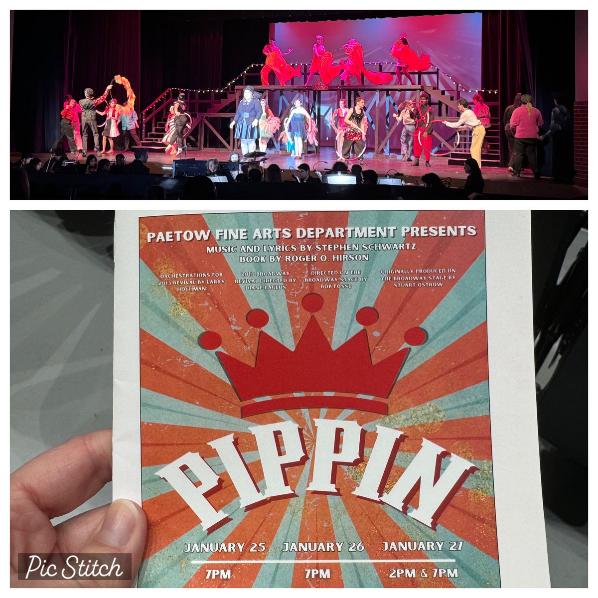 Come out and see Pippin this weekend! PHS theatre put on a fabulous performance! #PantherProud