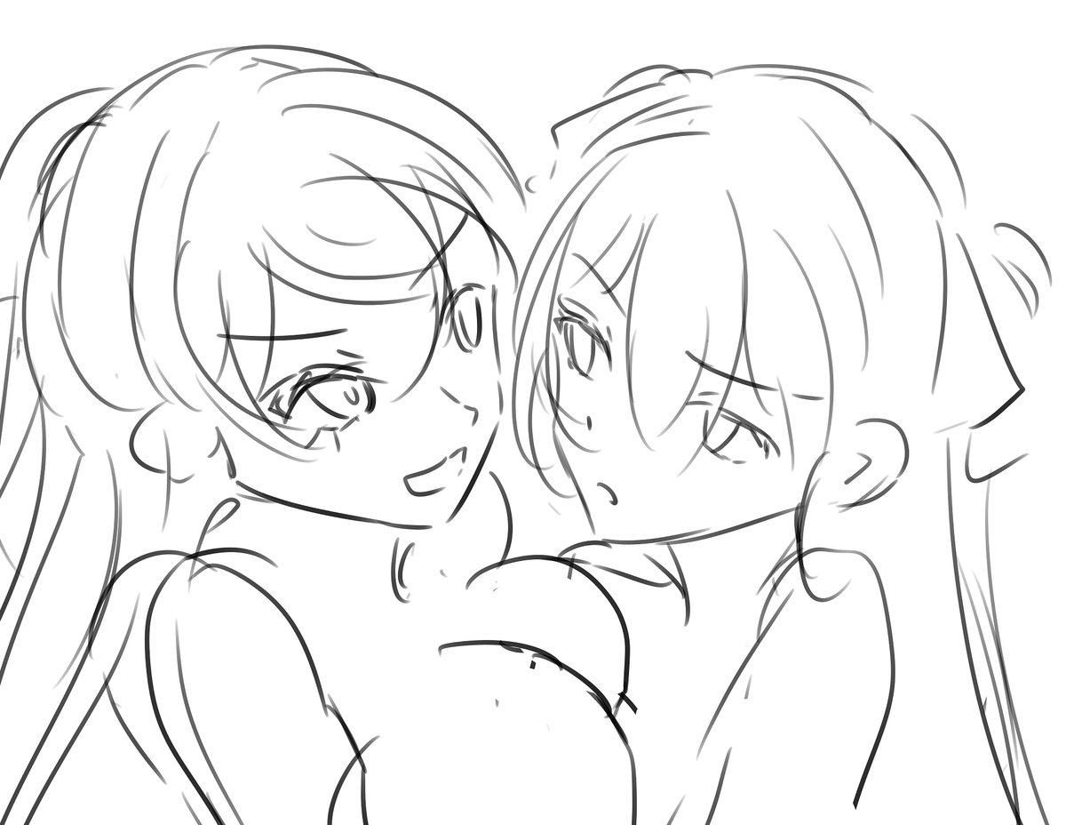 Skeb ラフ 