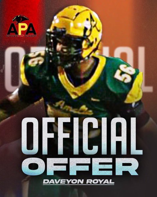 I am appreciative and blessed to receive a offer from Advance Prep Academy @KardariusCross <a href="/AdvancePrepPG/">Advance Prep Academy</a>