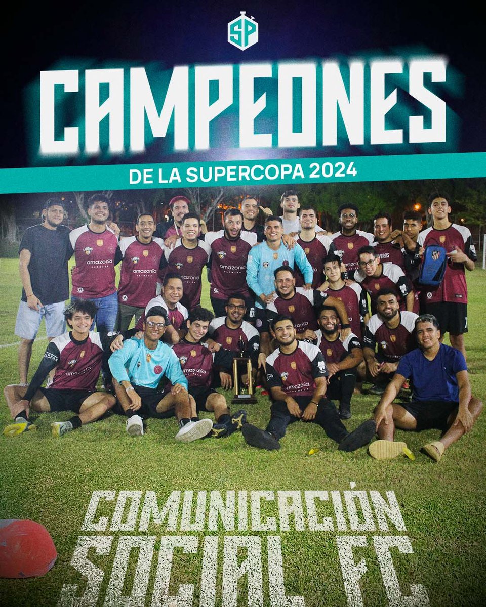 SinProrroga_'s tweet photo. ¿Un título en la temporada? ¡Mejor dos! 🏆🥵

⚽ Comunicación Social FC es el CAMPEÓN de la Supercopa, tras vencer 4-3 en penales a Legalpool. 

😎 Los Cummers obtienen el noveno título de su historia. 

¡Felicidades, Comunicación! La celebración va por partida doble. 🔥 https://t.co/EyZ52Gi6vz