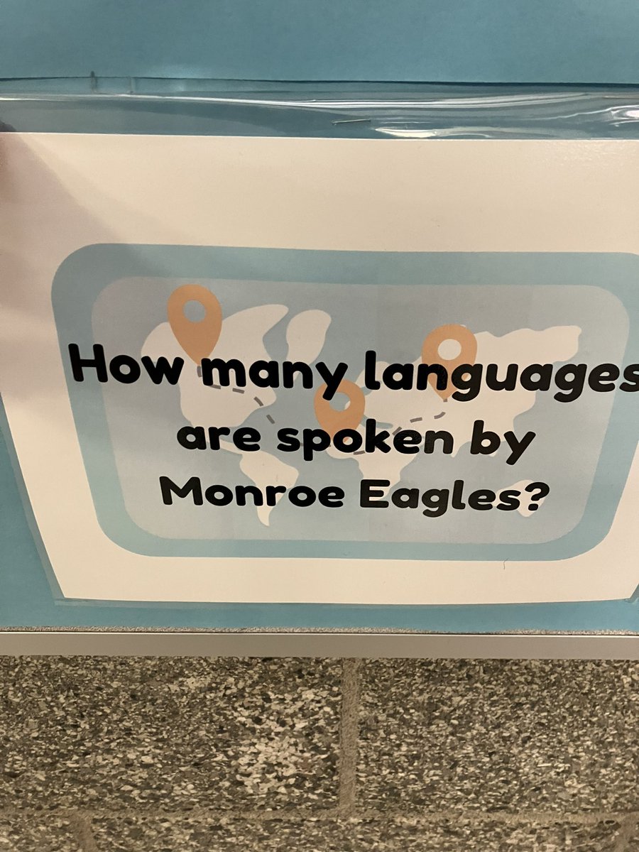 EPS_MonroeES's tweet photo. How many languages spoken at Monroe? https://t.co/CtC1QPV67S