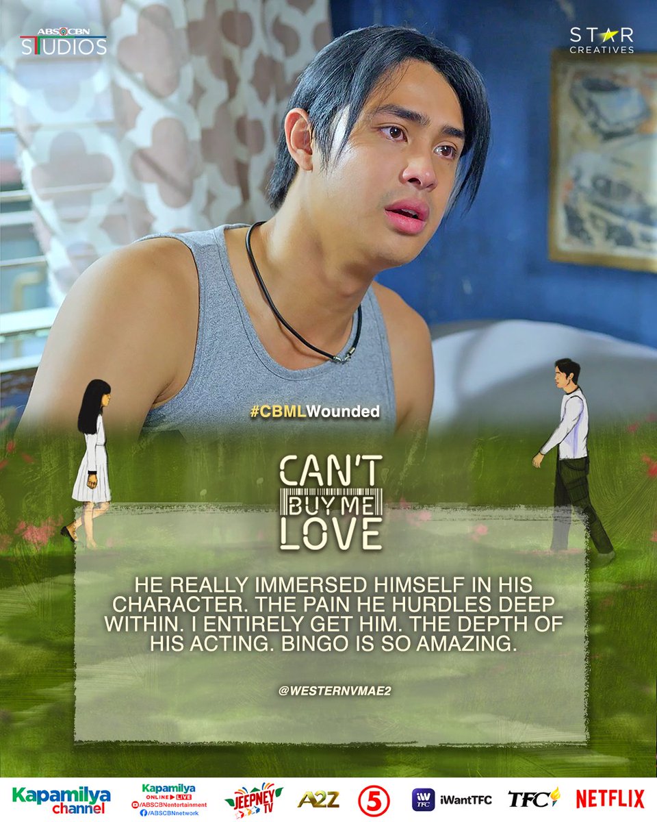 StarCreativesTV's tweet photo. It's time to heal #CBMLWounded hearts, how can Bingo, Papi, and Ling overcome each other's problems? ❤️🩹
Catch #CantBuyMeLove weeknights at 9:30PM on Kapamilya Channel, Kapamilya Online Live, A2Z, JeepneyTV and TV5 🏷️❤️ https://t.co/bsCkAGY37H