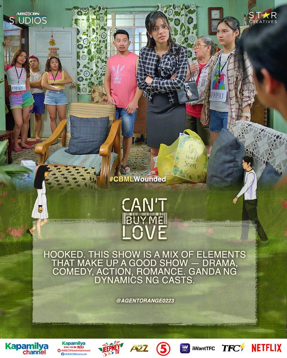 StarCreativesTV's tweet photo. It's time to heal #CBMLWounded hearts, how can Bingo, Papi, and Ling overcome each other's problems? ❤️🩹
Catch #CantBuyMeLove weeknights at 9:30PM on Kapamilya Channel, Kapamilya Online Live, A2Z, JeepneyTV and TV5 🏷️❤️ https://t.co/bsCkAGY37H