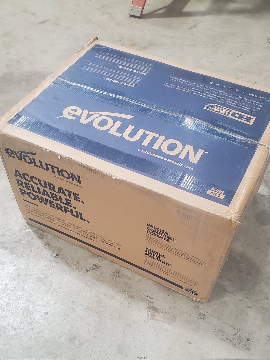 DieselViking60's tweet photo. Been working behind the scenes with @Evolution_Tools for the upgrade. I believe this saw is the best bang for the buck when it comes to investing in a metal cutting "mitering" saw. I will have a detailed review and comparison coming soon. #ChallengeTheBuild #EvolutionPowerTools