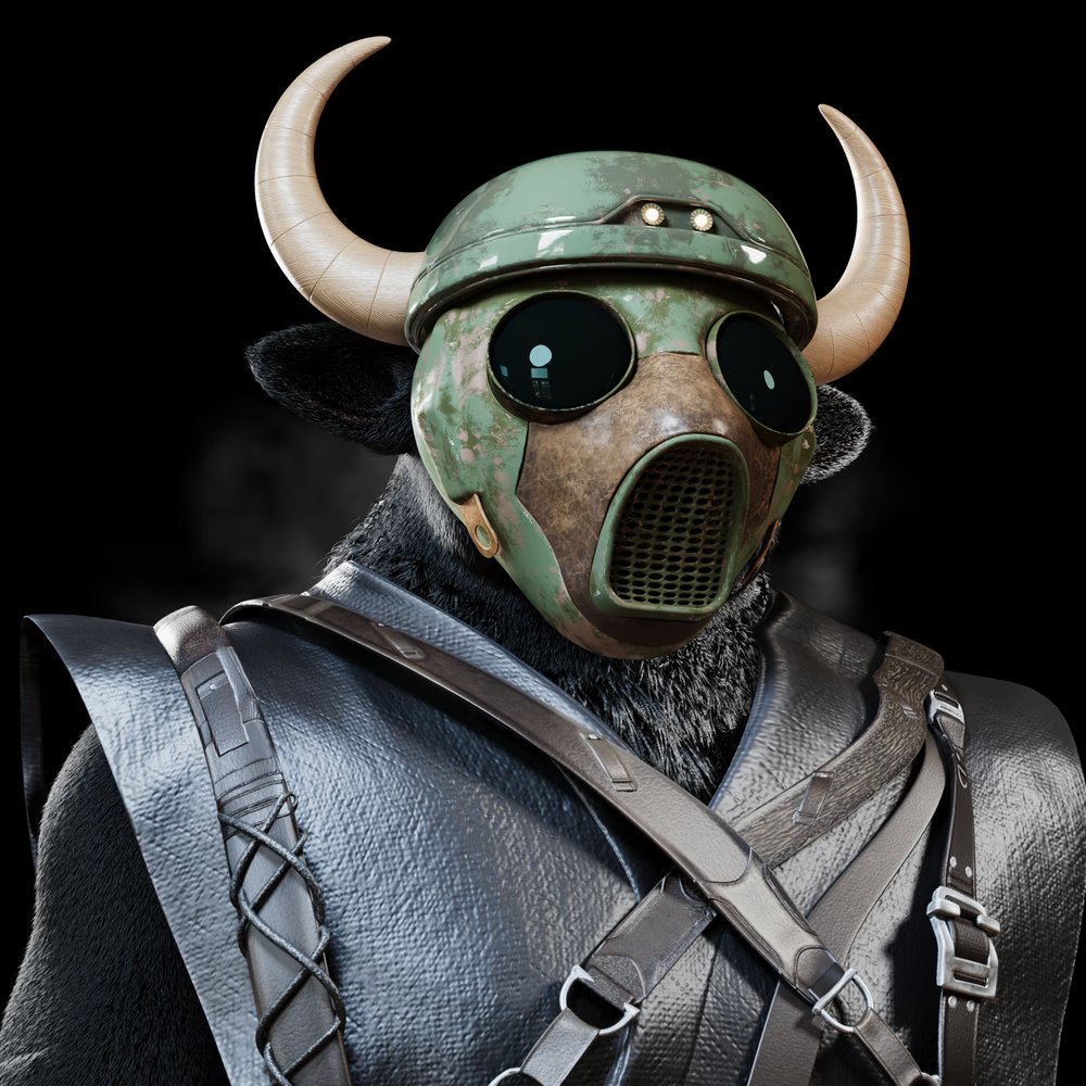 C2Dougie's tweet photo. This Ninja Gas Mask is ready for Battle  🥷

⚔️ Guard Your Faction ⚔️

@bearandbullnft 
#BOURISH #BBNFT #YUGE https://t.co/V9M0aGOLAk