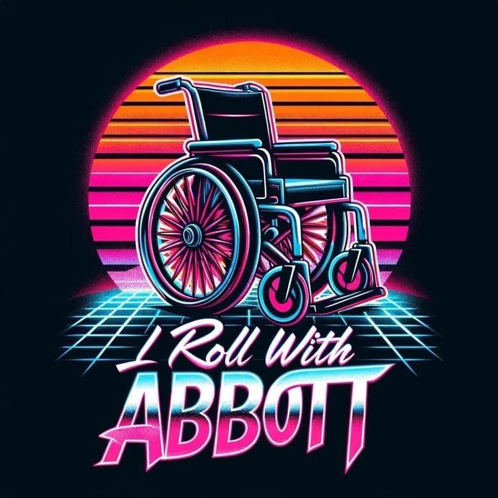 MarissaMeleske's tweet photo. #IRollWithAbbott #PushPastParalysis #GodBlessTexas @GregAbbott_TX @GovAbbott https://t.co/ElAB0xWf1e