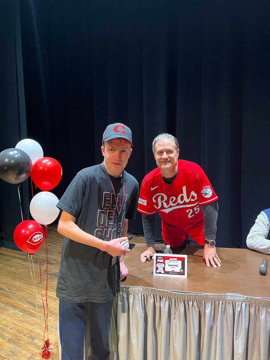 Great time being at the <a href="/Reds/">Cincinnati Reds</a>  caravan in Cambridge, just outside of Muskingum. Fun experience with Reds players and managers, with a q&amp;a, plus pictures and autographs!!