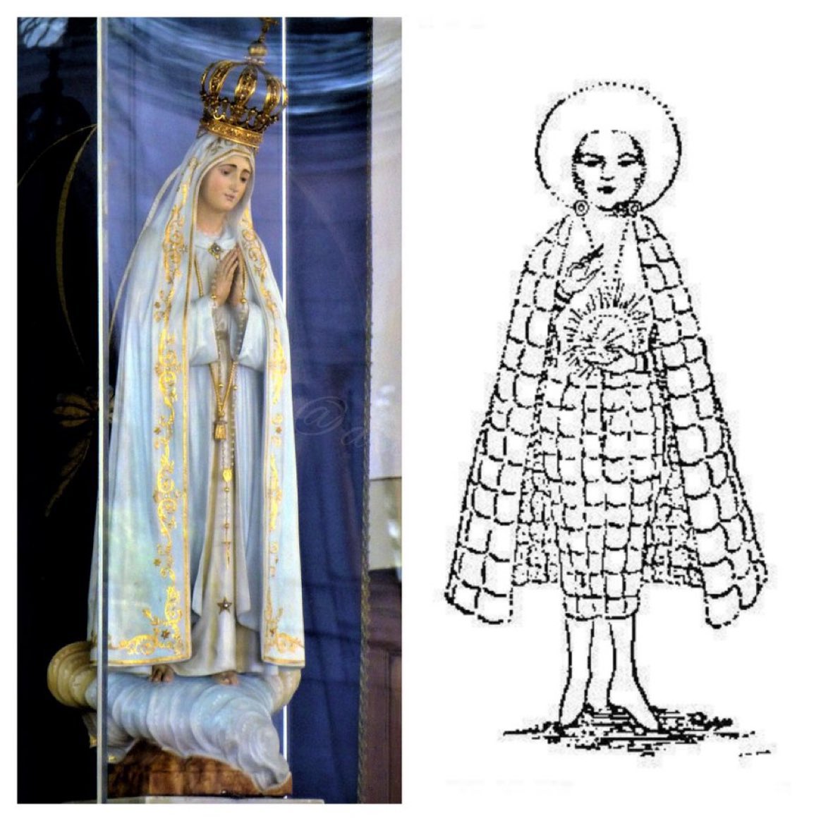 yosoyangelcr's tweet photo. ¿Me creerías si te digo que el avistamiento de la Virgen de Fátima fue un encuentro extraterrestre? 

Lucía, Jacinta y Francisco, vieron de una luz bajar un ser de apariencia femenina de medio metro con un traje y un gorro redondo sobre su cabeza.

Abro hilo 🧵 https://t.co/trJ1SAHJPQ