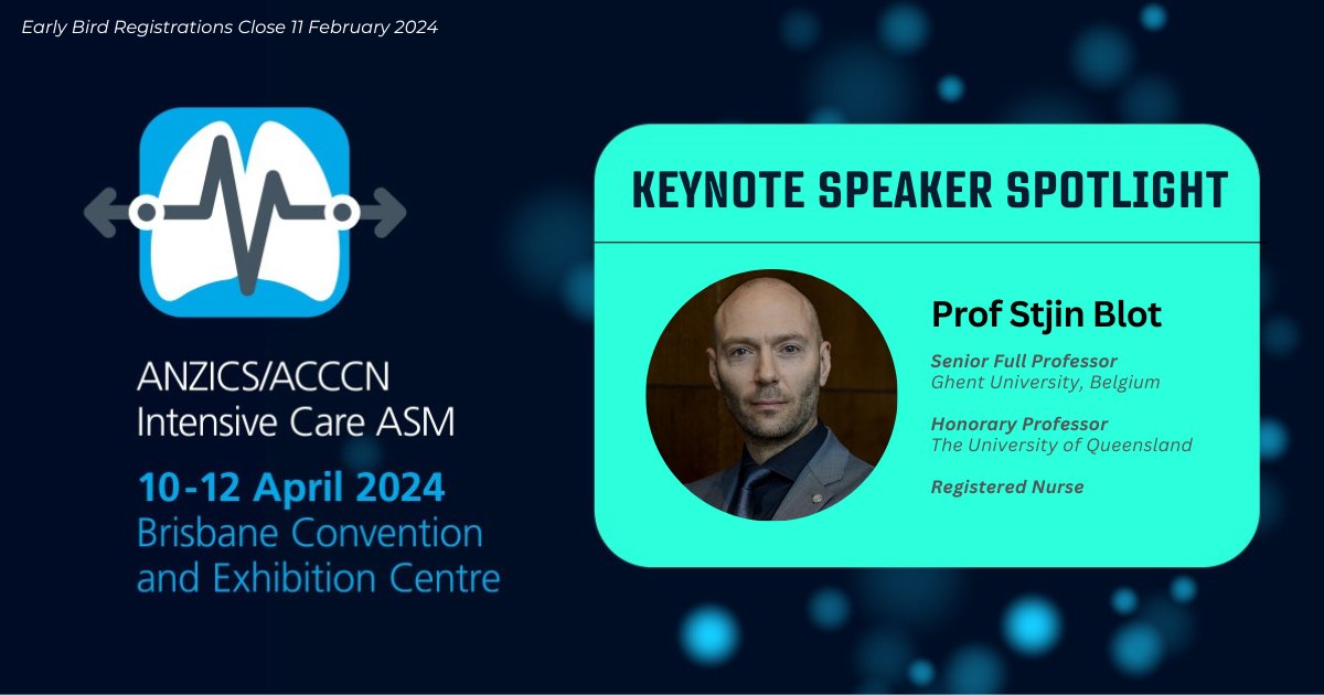 🌟 Get ready to be inspired at the @ACCCNAUST/ANZICS #ASM2024! Meet our upcoming speaker: - Infectious Disease Expert 🦠 - Diverse Educational Background: Nursing, Midwifery, Nursing Sciences, and PhD in Medical Sciences 📚 - International Recognitions 🏆 Don't miss out!