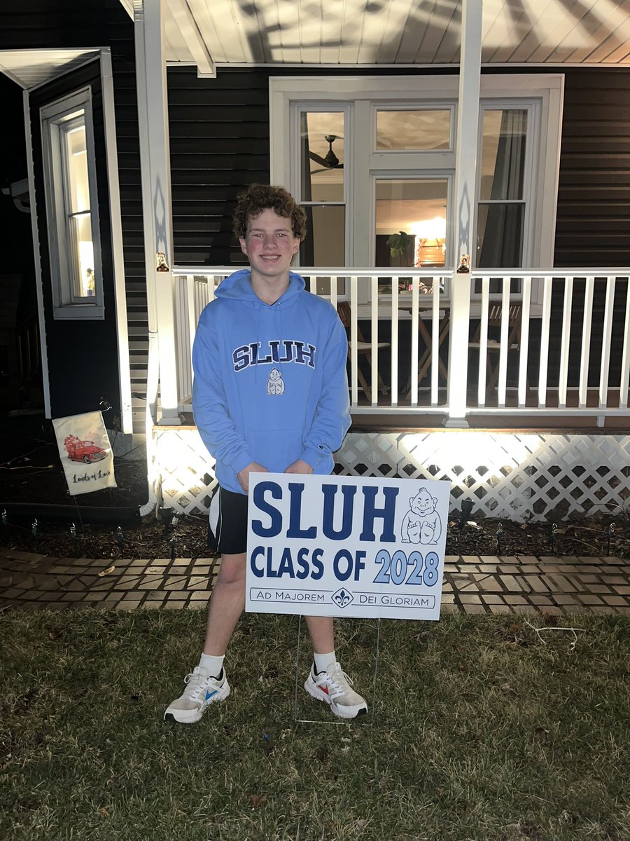2nd place in a 8th grade volleyball tournament tonight, but 1st place in high school acceptance today! <a href="/Beatlesmama08/">Jamie Dedmon</a> #SLUH2028 #JrBill