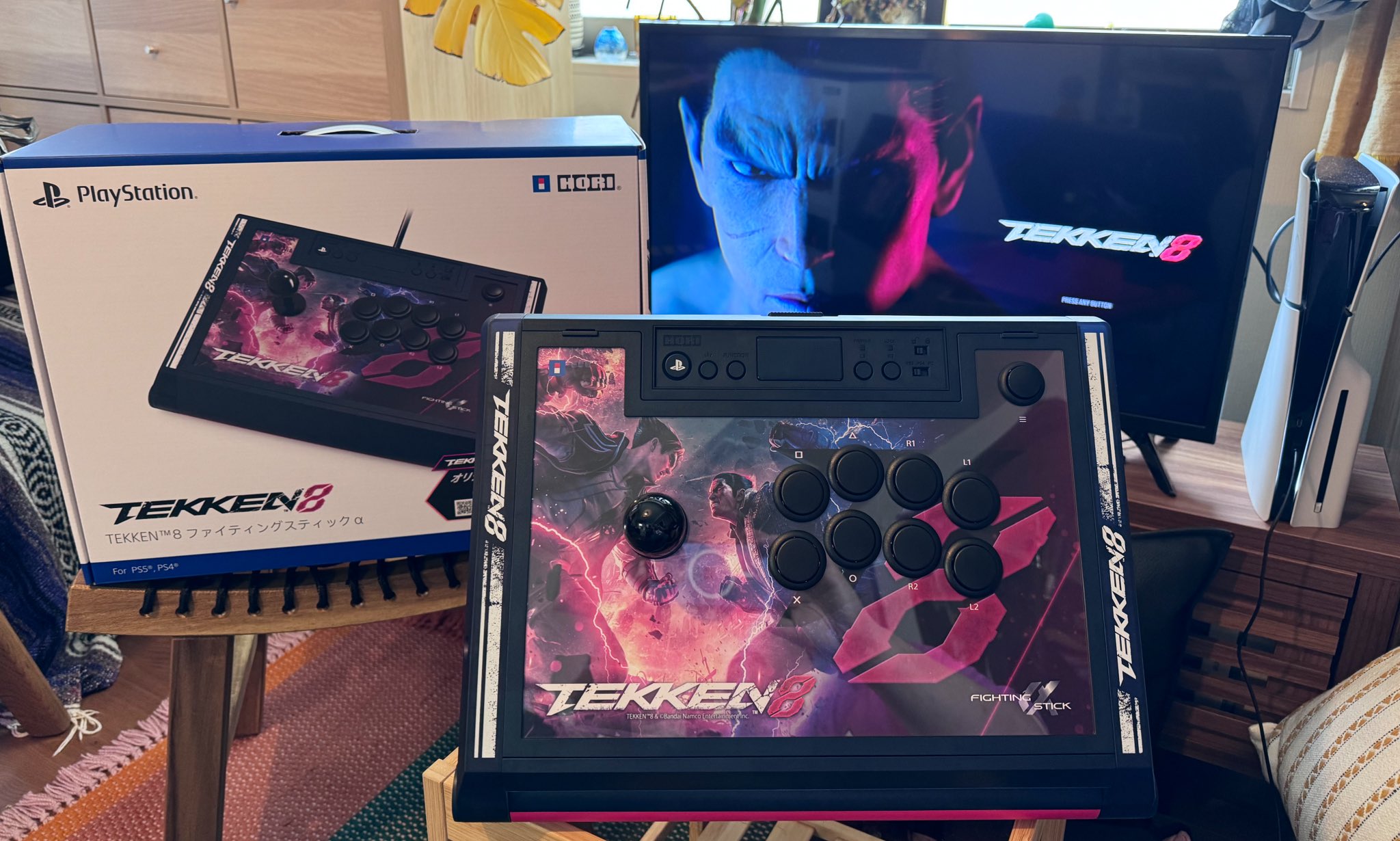 Fighting Stick Alpha (Tekken 8 Edition) for PS5® console, PS4 console, and  PC - HORI USA