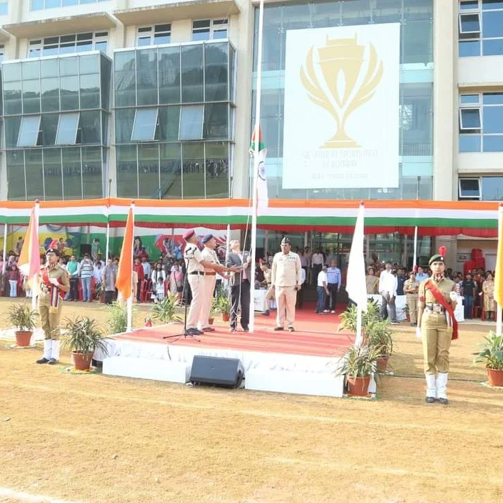 sauravkumar871's tweet image. The Indian Institute of Technology Bombay celebrated the 75th Republic Day on January 26, 2024. The celebration began with the unfurling of the National Flag by the Director Prof. Subhasis Chaudhuri at the Institute’s Gymkhana grounds. IIT Bombay security staff and NCC student.