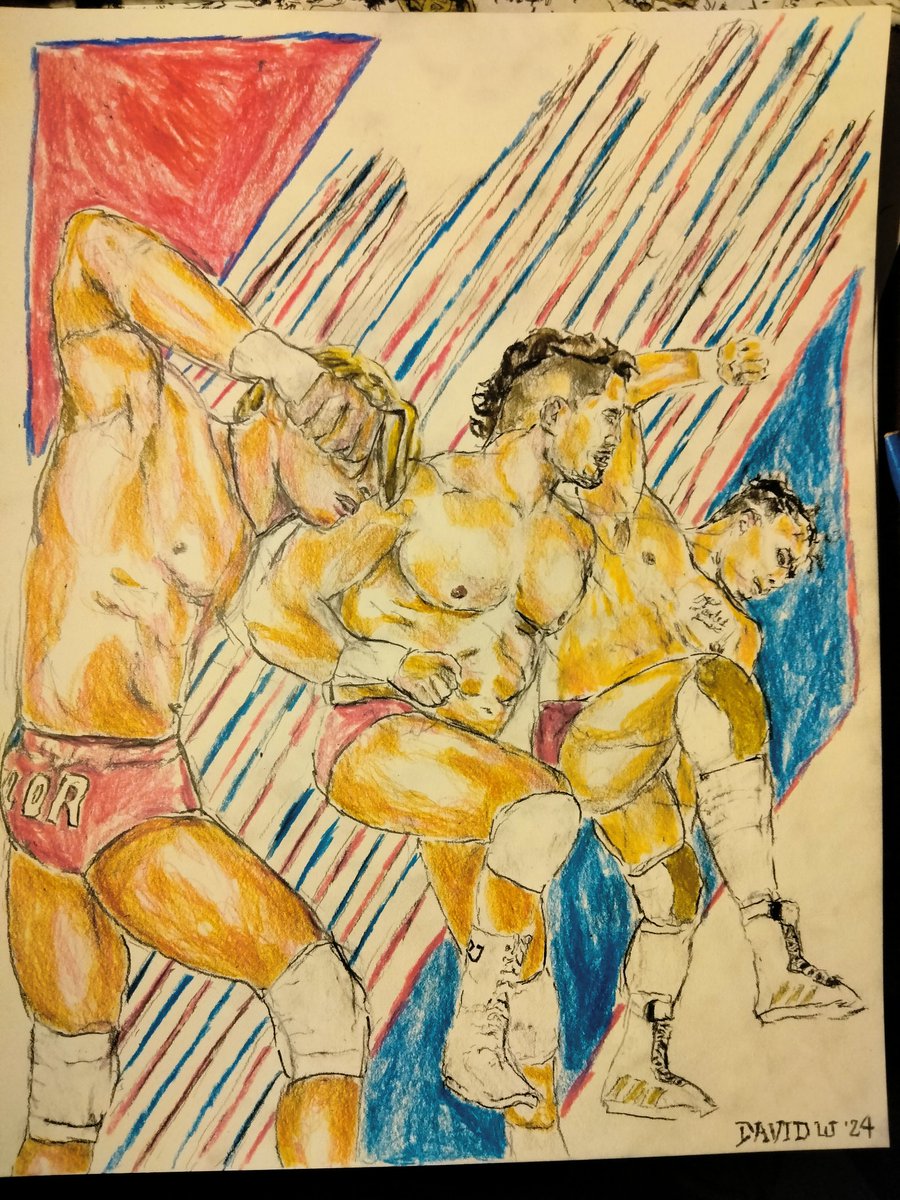 Ray Jaz & Swipe Right : Winning Lifestyle 
@RealRayJaz @bradbay1or @smokeshow_ricky 
Drawing Paper 11 in x 14 in
#RayJaz #BradBaylor #RickySmokes #SwipeRight #WrestlingOpen #BeyondWrestling #IndyWrestling #davidwindham #INFLAMEWorks #illustration #Composition #Wrestling