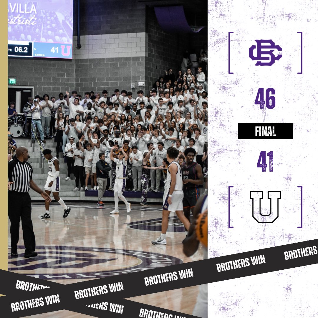 Completed the sweep tonight! Keeper Jackson had 13 P & 7 R (all but 2 in 2nd half); BJ Brown has the double-double w 12 P, 12 R & 6 A; Ashton Hudson adds 10 P - good win! #GoBrothers