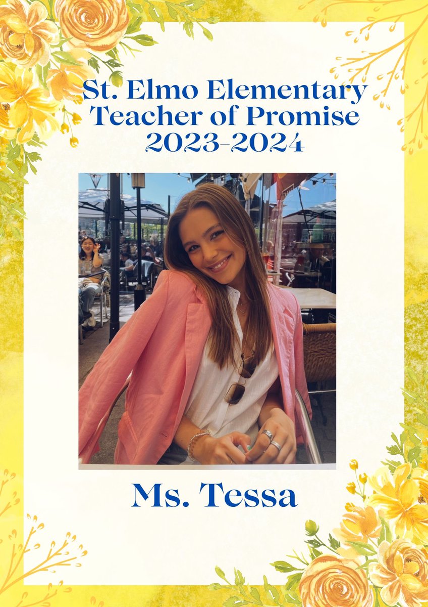 So proud to announce <a href="/StElmoMustangs/">St. Elmo Elementary</a> Teacher of the Year and Teacher of Promise! We are so lucky to have such amazing educators at our campus! <a href="/Elementary_AISD/">Austin ISD Elementary School Leadership</a> <a href="/WeAreAISD/">Austin ISD Office of Talent Strategy</a> <a href="/Matias_AISD/">Matias Segura</a> @AustinISDTD <a href="/DarlaCARES/">Darla Caughey</a> <a href="/MrMacAISD/">Ben McCormack</a>