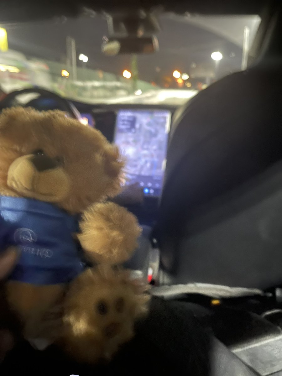 Carlos has made it to LAX from #fetc and is now waiting for his Lyft. Going to ride in a Tesla. He’s excited! #iiQSharetheBear