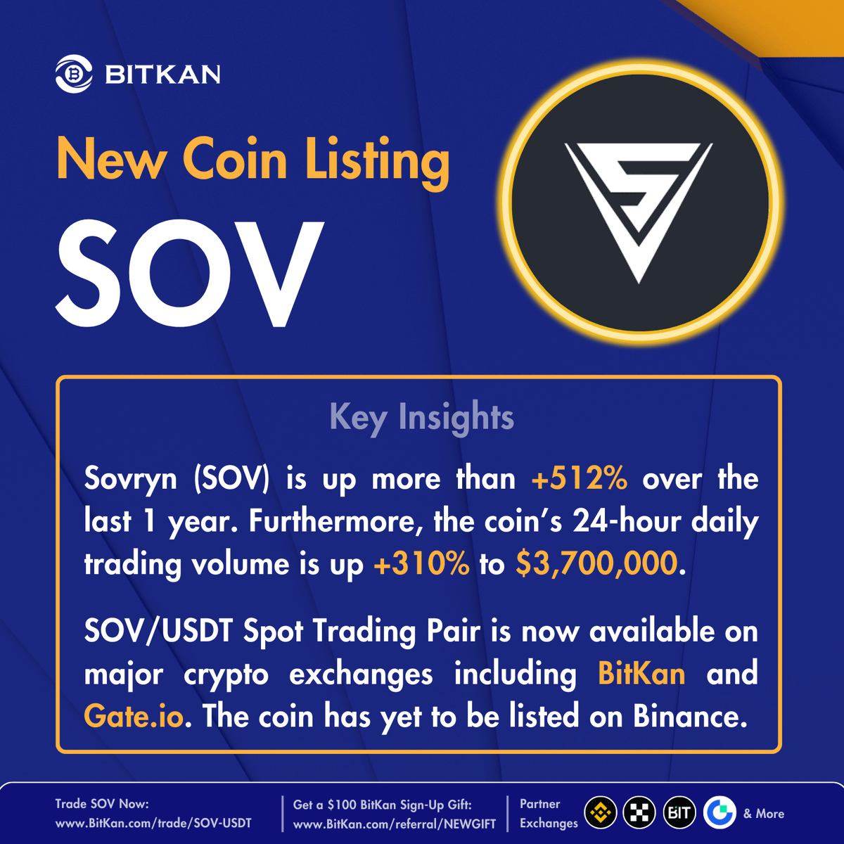 BitKanOfficial's tweet image. 🔥 New Listing: @SovrynBTC $SOV spot trading pair has been added on #BitKan 

#SOV Spot Trading Pair:
bitkan.com/trade/SOV-USDT

Official Announcement:
bitkan.com/notices/detail…