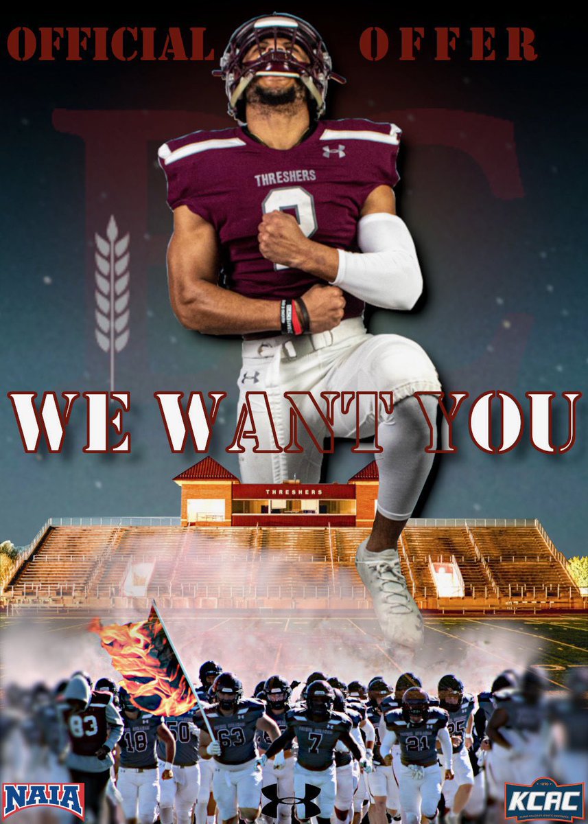Dion Cooper jr (@dionc_21) on Twitter photo Truly Blessed to receive an offer from Bethel College
<a href="/AntwonThompso10/">Antwon Thompson</a> <a href="/Threshers_FB/">Bethel College FB</a> <a href="/BPS_Football/">Berkeley Football</a> #AGTG Truly Blessed to receive an offer from Bethel College
<a href="/AntwonThompso10/">Antwon Thompson</a> <a href="/Threshers_FB/">Bethel College FB</a> <a href="/BPS_Football/">Berkeley Football</a> #AGTG