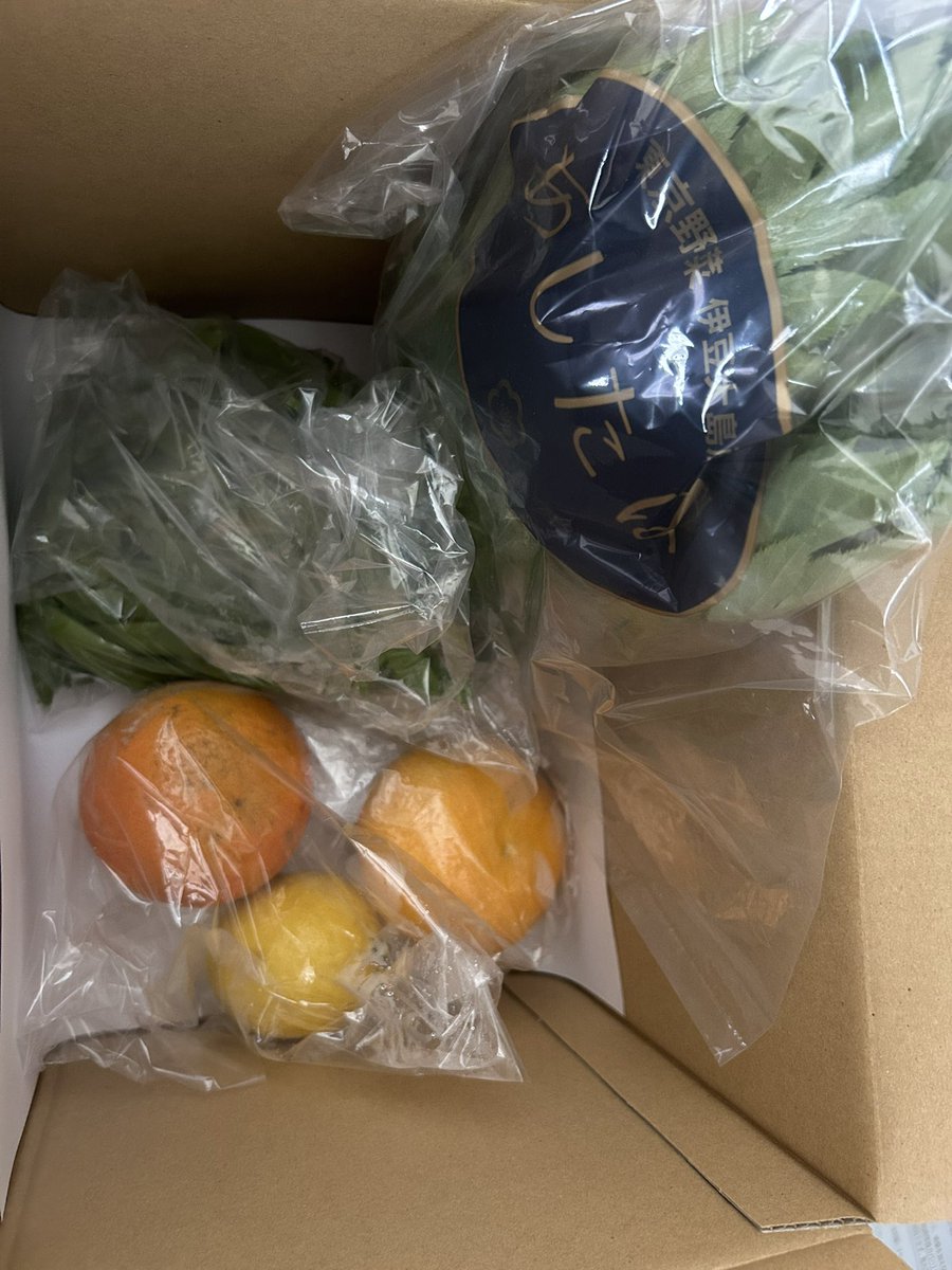 hajimeno__ippo's tweet photo. 🍋届いた🥦
伊豆大島の野菜初めてかも♡
どんなお料理にしようかな🤭
#ReTAKEN https://t.co/W6JU1xc7p5
