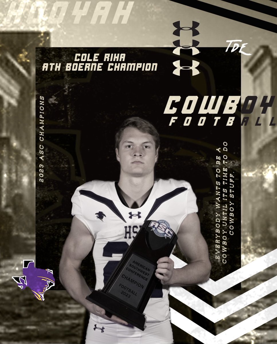 Had an amazing time at Hardin-Simmons! Big thanks to ⁦<a href="/CoachElkinsHSU/">JJ Elkins</a>⁩ and all the coaches for a great visit!
⁦<a href="/HSUCowboys/">Hardin-Simmons Cowboy Football</a>⁩ ⁦<a href="/BurlesonHSU/">Burleson</a>⁩