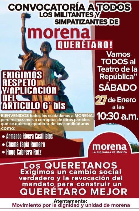 IngNegroRed's tweet image. Esto se pone interesante, Morena sigue peleando al interior, a este ritmo otra vez @GilbertoHRuiz será el ganador en el río revuelto, la cosa es que quiere ahora?