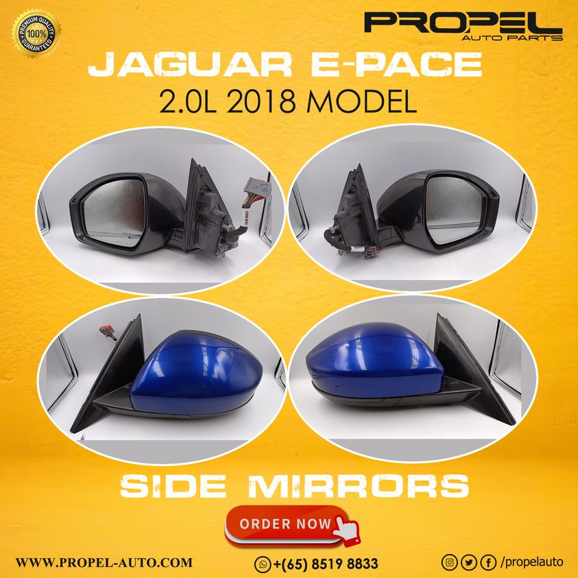 propelauto's tweet photo. 2018' Jaguar E-Pace Side Mirrors / Wing Mirros #OnSale
Shop Premium Quality items at #PropelAuto #SG
#ReUseWithQuality #PropelSpares #EuroWorld #GenuineParts #SalvageCars #PreOwnedCarParts #ScrapCars #SideMirros #JaguarEpace #EpaceMirrors #SGCar #PropelAutoParts #Jaguars #Buy https://t.co/0PH45wH85x
