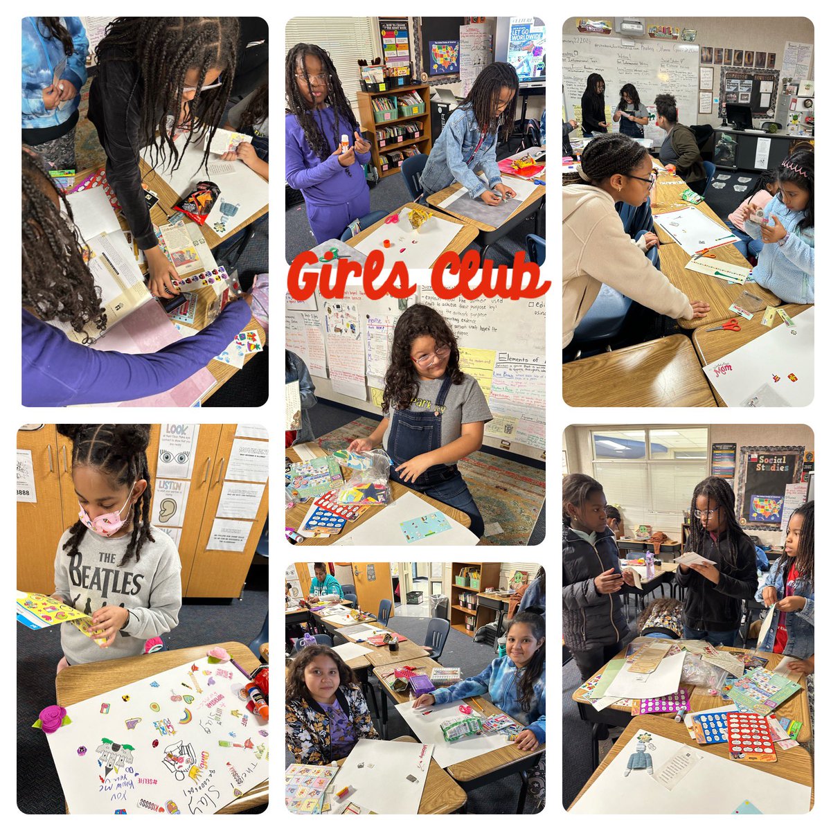 MHE Girls Club has a vision for their future- SUCCESS! Our young ladies collaborated and encouraged each other as they created their 2024 vision boards.
