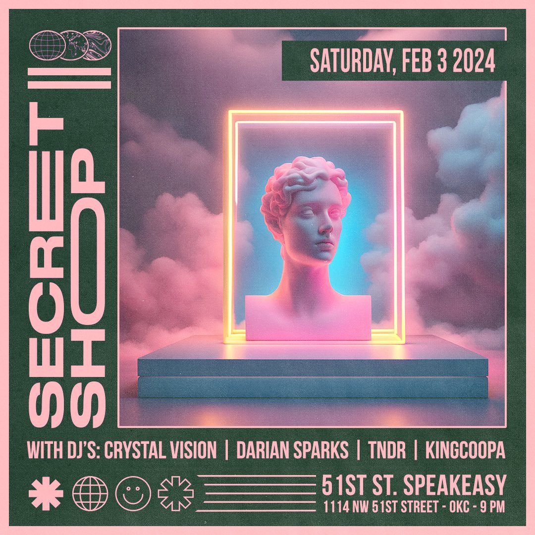 Next Saturday we will be taking over downstairs at Speakeasy! Let’s dance!