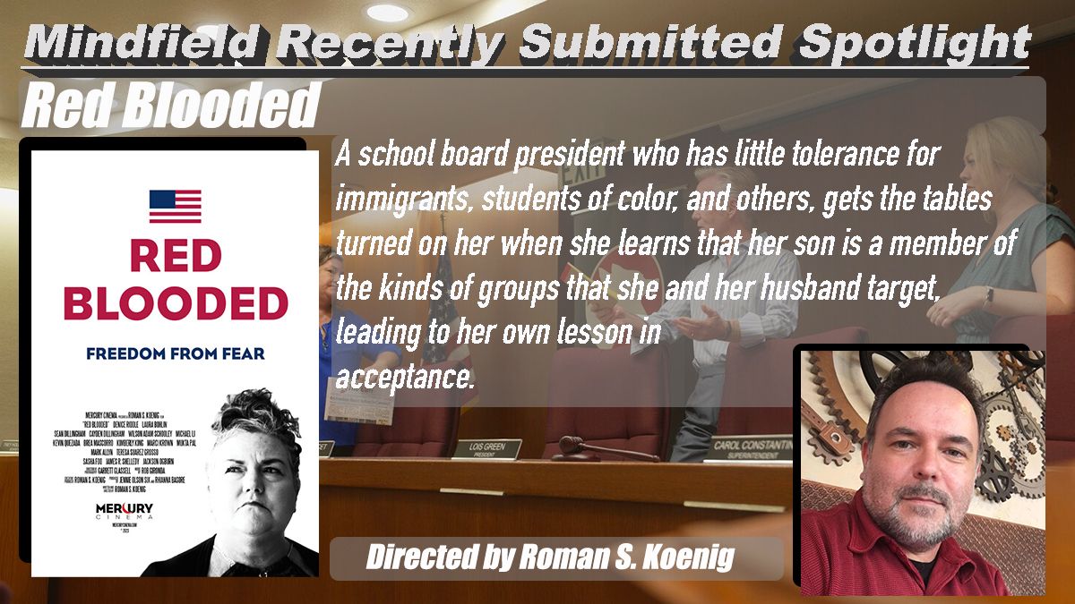 Preview: buff.ly/3vLA6IO 

#RedBlooded #RomanSKoenig #dramafeature #PoliticalDrama #LessonInAcceptance #SchoolBoardDrama #CulturalAcceptance #MercuryCinema #SocialIssues #RedBloodedMovie #AcceptanceJourney #mindfieldfilmfestival #albuquerque #nm #abq #indiefilm