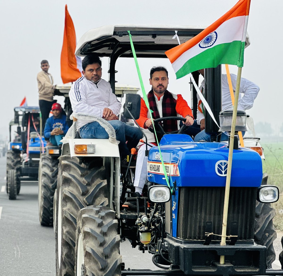 भव्य तिरंगा ट्रैक्टर यात्रा..
📍टप्पल, जिला अलीगढ़। 

जय हिन्द 🇮🇳

#गणतंत्र_दिवस #RepublicDay2024 #TractorRally #TirangaYatra #26January2024 Jai Hind @BJYM @BJP4UP