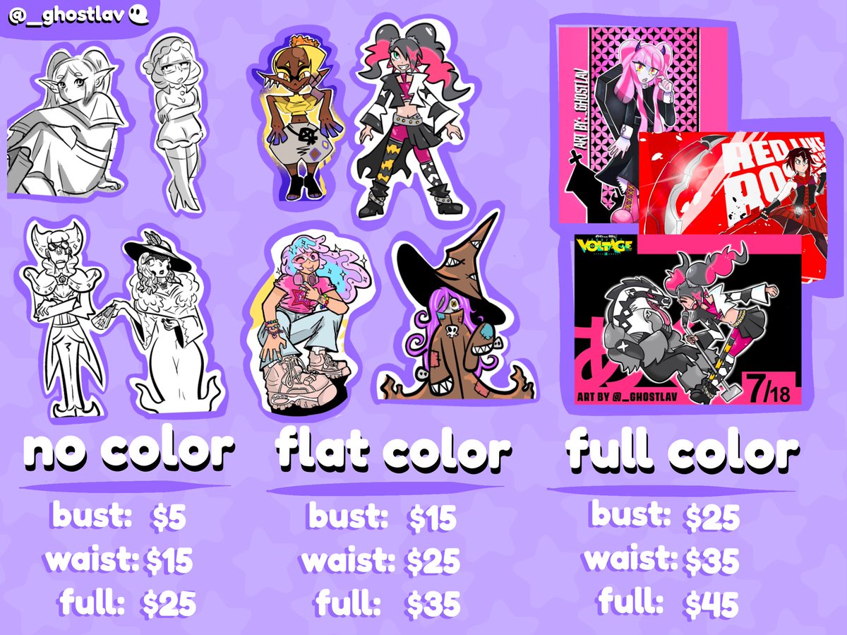 _ghostlav's tweet image. commissions are now open with updated pricing! thank you for the support!

#commissionsopen #commissions