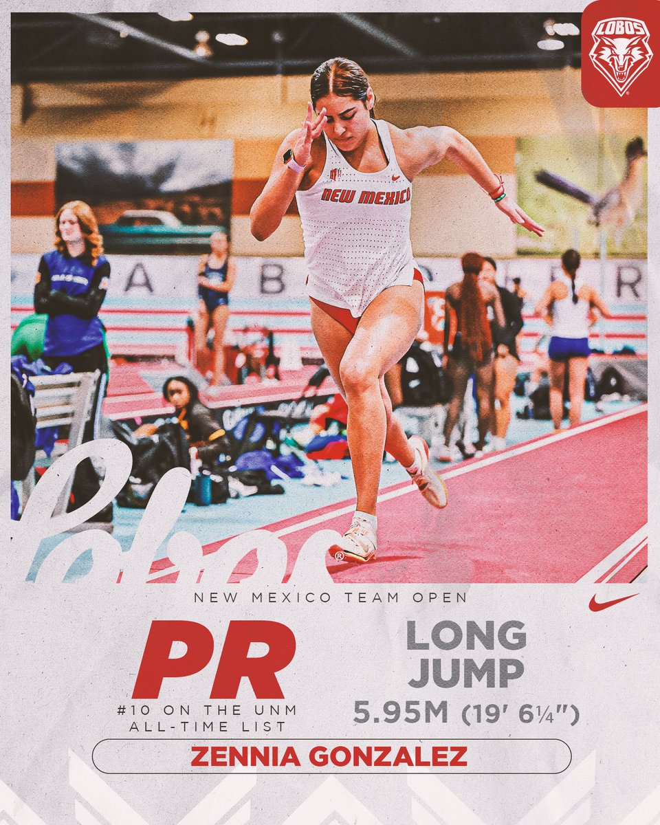 Both <a href="/mjharkley/">Mikyla Harkley</a> and <a href="/zenniagonzalez/">Zennia GT</a> record new PR's in the women's Long Jump that rank among the Top 10 in program history!

#GoLobos