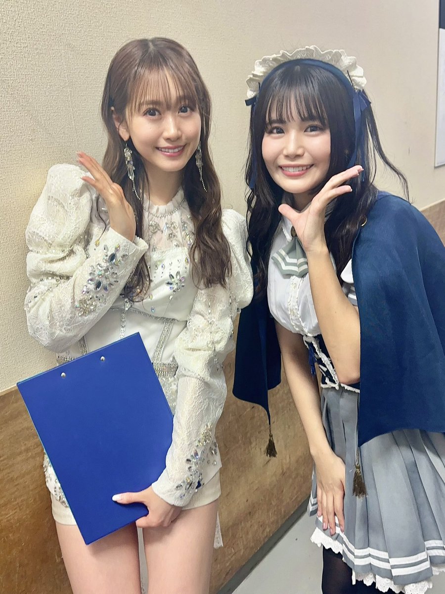 #MIRAI亭 次回ご来店いただいたのは、i☆Risの #山北早紀 さん✨

そして先日の #KOOfes にて同じくi☆Risの芹澤優さんとお写真撮っていただきました🥹💗ALT読んでー！！

はじめましてでしたがとっても楽しかったな…🥂山北早紀さん回は明日・明後日です！
絶対聞いてね〜！！お楽しみに🫶🏻