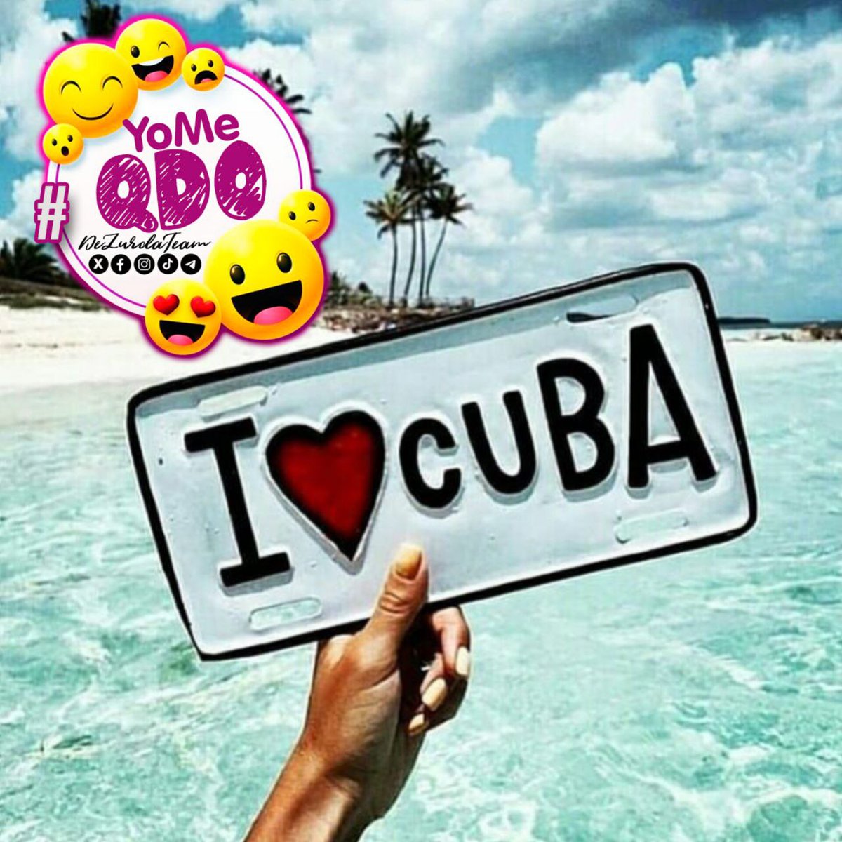 #YoMeQdo con mi Isla hermosa, #CubaViveyVence #GenteQueSuman
@DeZurdaTeam_ #DeZurdaTeam 🤝🐲