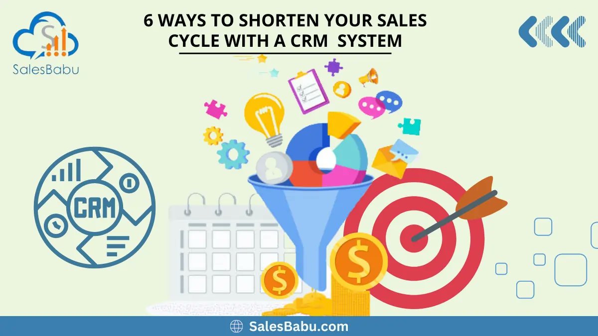 Shorten Your Sales Cycle With a CRM System ! 
Online CRM solution comes with built-in marketing automation, and gives you visibility into data from marketing engagements, nurturing email performance, and tracking events.
#saleschallenge #salesmanagement #salespeople #SalesCRM