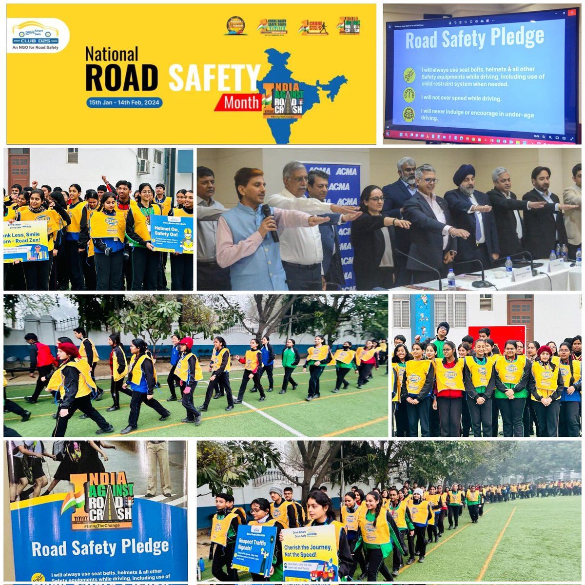 #Call2Action on this year's #National #RoadSafety Month (and then to next month...), #NRSM2024, Let's #BeTheChange, when we change, we inspire others to Change.

The chain of #Pledge, #Commitment, #Monitoring and #SelfEnforcent to respect #LifeSaving protocols, the #8Point
