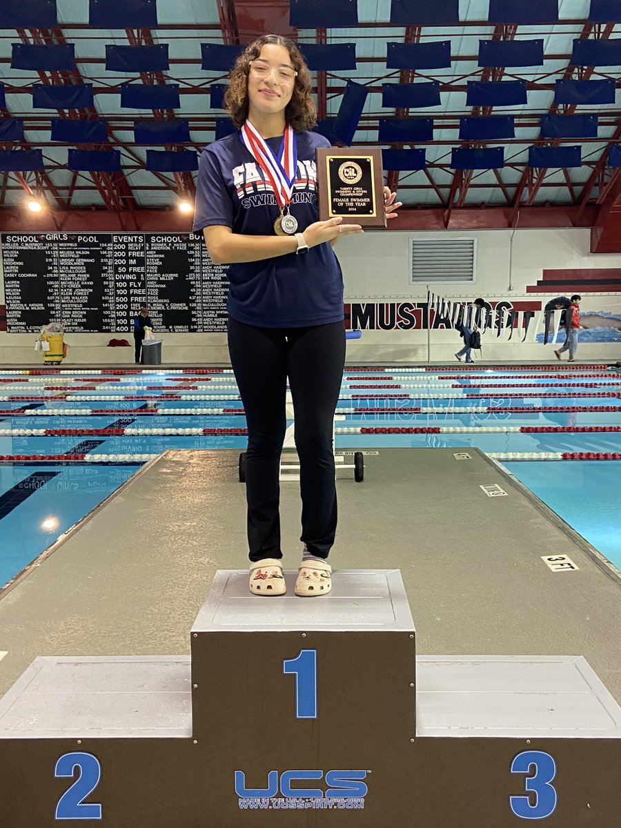 AldineSports's tweet photo. Congratulations Vianey Varo (Davis HS) for being selected as the District 14-6A Female Swimmer of the Year! Go Falcons! #MyAldine @drgoffney @Only1sheleah @AthleticsAisd @DeanColbert5 @AldineISD @davishs_falcons https://t.co/ejxfnUS92m