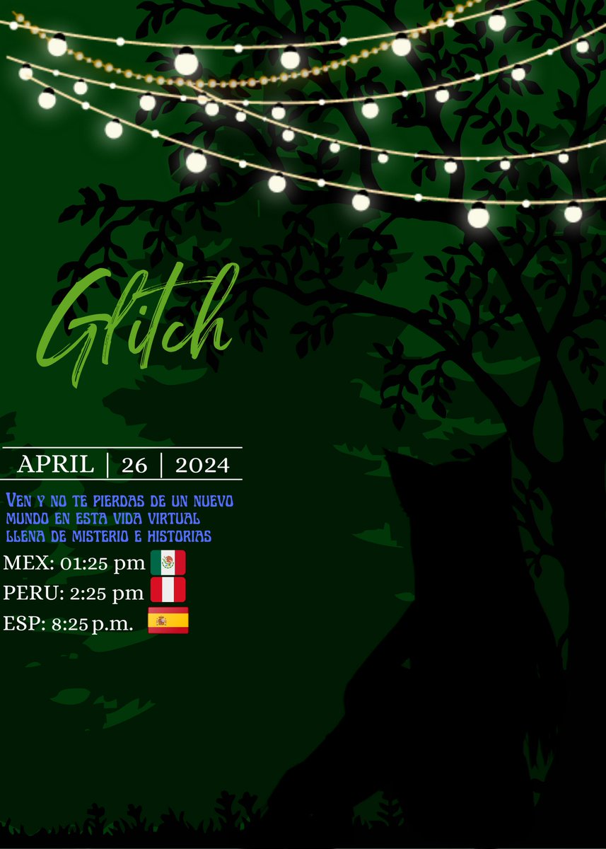 Glitchmto's tweet photo. 🍀¿𝙀𝙨𝙩𝙖𝙢𝙤𝙨 𝙡𝙞𝙨𝙩𝙤𝙨 𝙥𝙖𝙧𝙖 𝙡𝙤 𝙦𝙪𝙚 𝙫𝙞𝙚𝙣𝙚 𝙚𝙣 𝙖𝙗𝙧𝙞𝙡?🍀 #Vtuber #debut #twitchstreamer #twitchvtuber #glitcher https://t.co/89h8PahsUJ