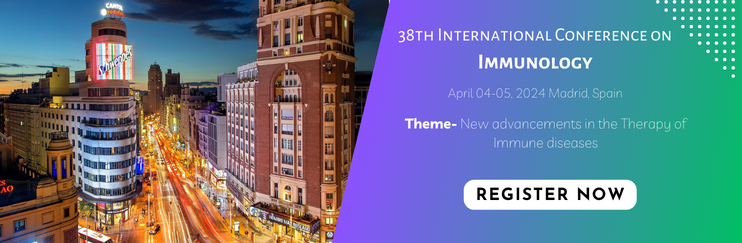 🌐 Exciting Announcement! Join us at the 38th International Conference on Immunology in Madrid, Spain, on April 4-5, 2024! 🇪🇸 Explore the latest in immunological research, connect with experts, and be part of groundbreaking discussions. 🚀 Save the dates! #ImmunologyConference