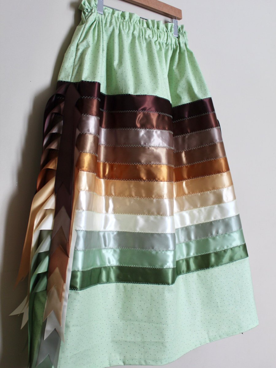 Anducharme's tweet photo. Ribbon skirt available!! Message to claim ✨🌱🧚🏽 https://t.co/Vr09y2YAI0