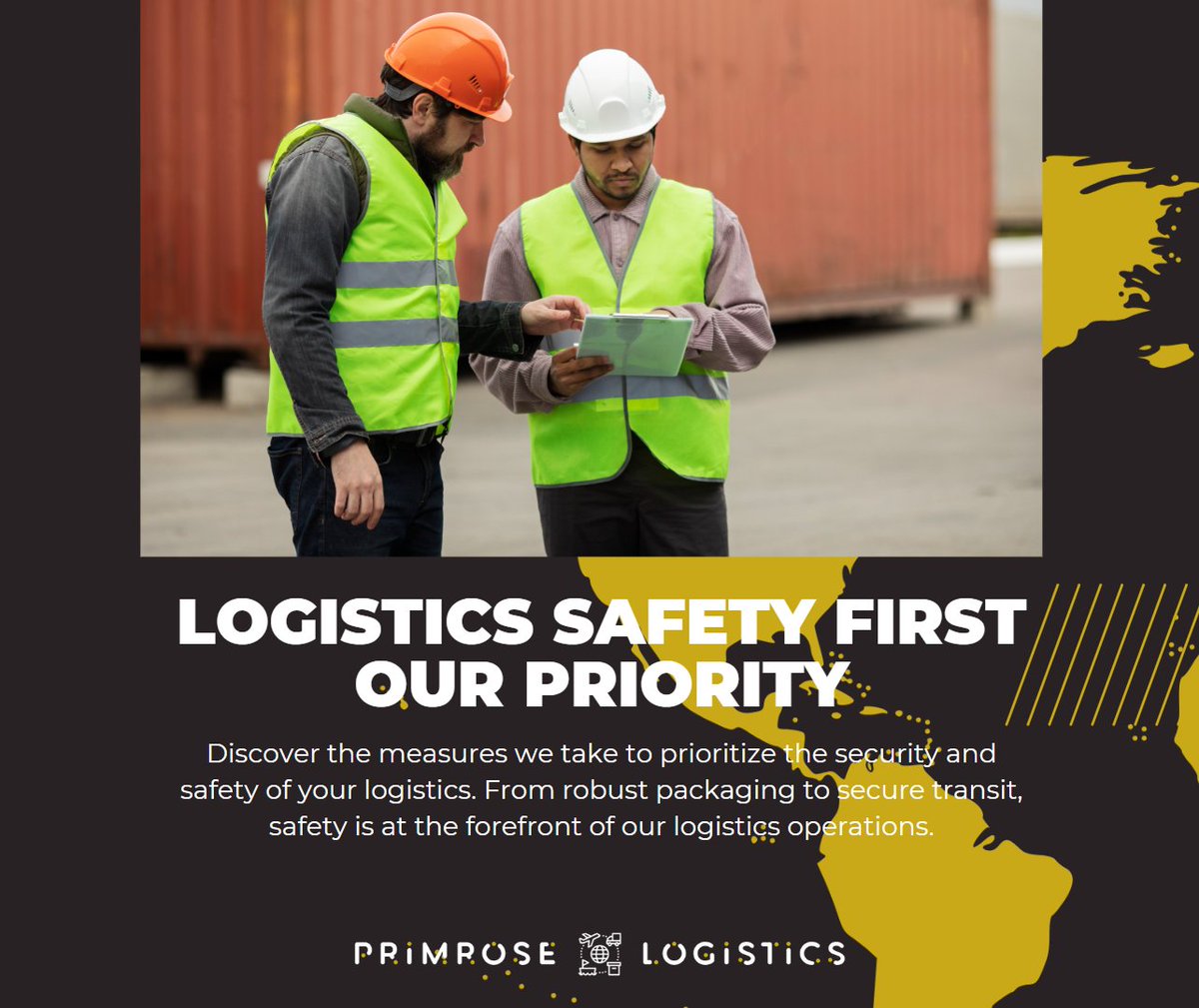 'Logistics Safety First: Our Priority'

🌐 : primroselogistic.co.uk
📧 : info@primroselogistic.co.uk

#LogisticsSafety #SafetyFirst #LondonBusiness #SafeShipping #LogisticsSecurity #LondonLogistics #SafetyFirst #LogisticsSecurity #LondonBusiness