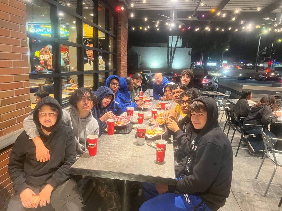 Great team meal after a big win tonight.  #GoPumas