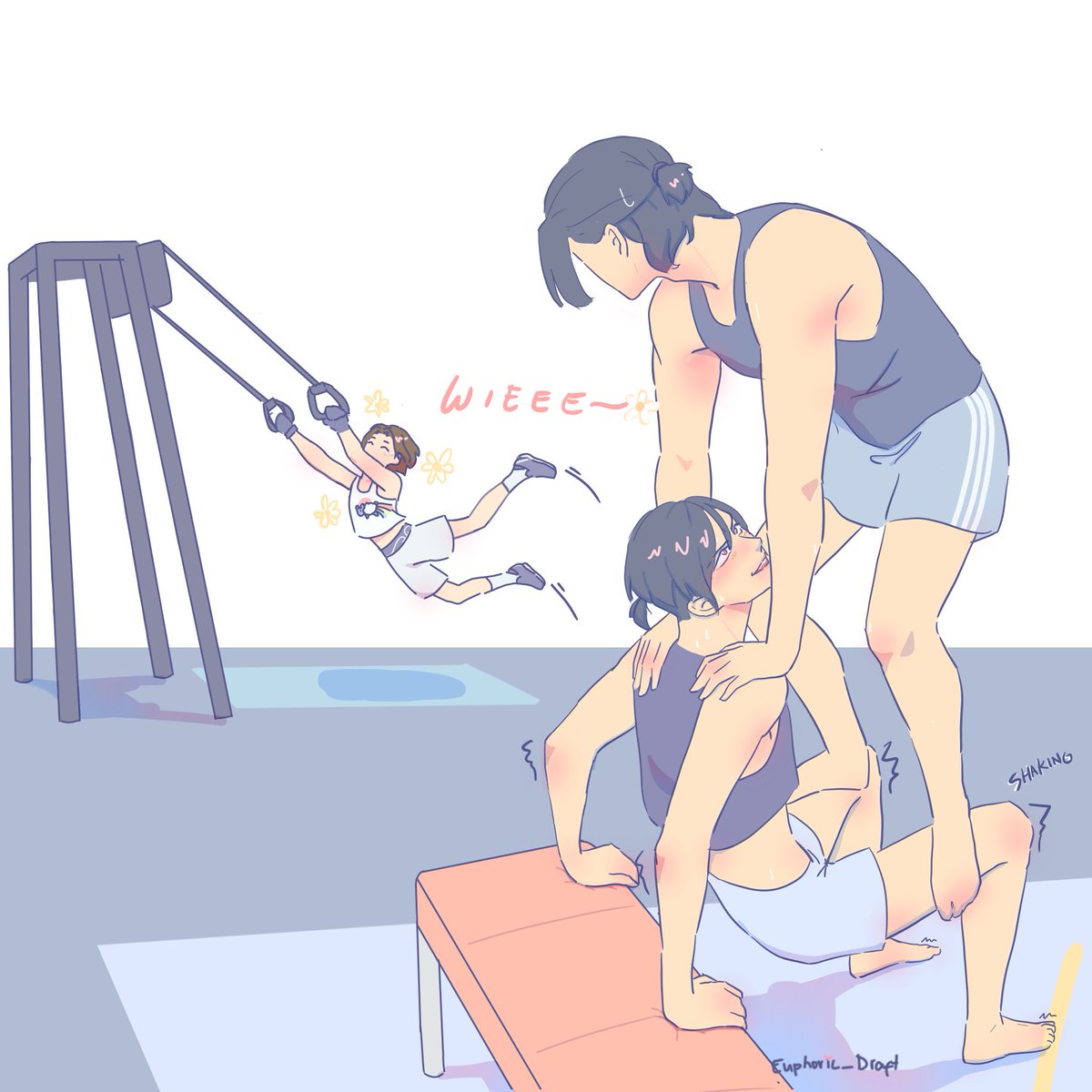 Shaking inside🐱 #SongXueXiao #Gymbro #MDZS