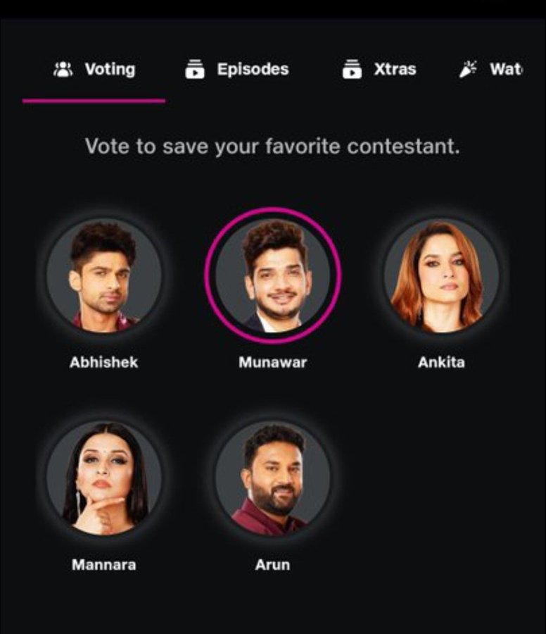Its_vicky_790's tweet photo. I voted for 
@munawar0018
, now it's your time.

Good morning 🌅 MKJW

VOTING LINES ARE OPEN 

VOTE KARO MUNAWAR KO

ICONIC WINNER MUNAWAR 

#MunawarFaruqui #BiggBoss17
#MKJW 
@ColorsTV
 
@BiggBoss https://t.co/SBnzWOst8h