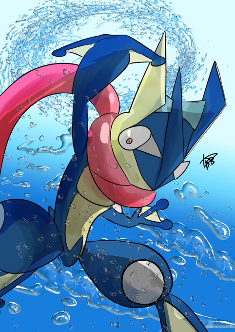 「greninja」Fan Art(Latest)