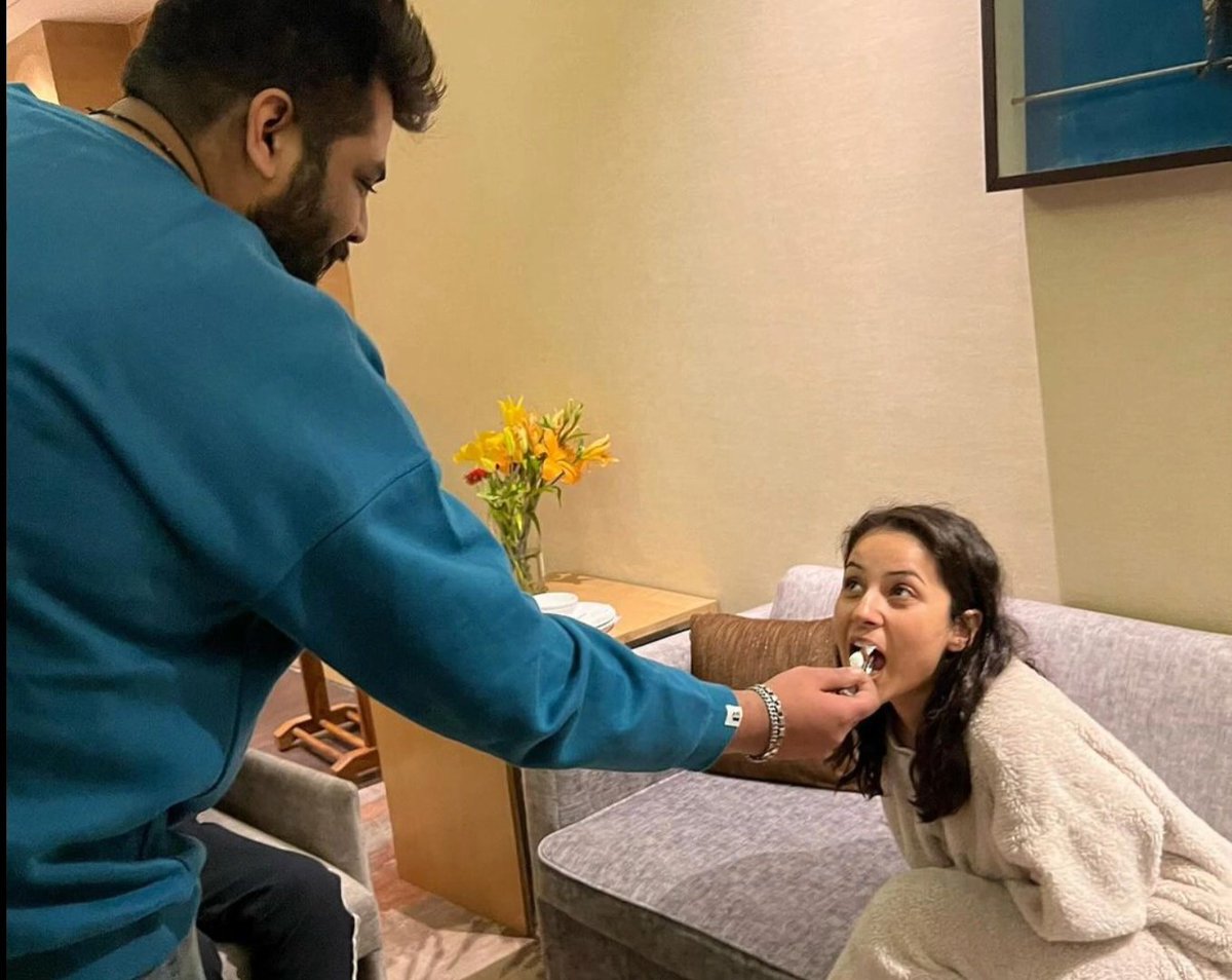sachintharu75's tweet photo. When I saw #Adith with her missed him some one badly #ShehnaazGill #HBDShehnaazGill https://t.co/ijQfDk59Ei