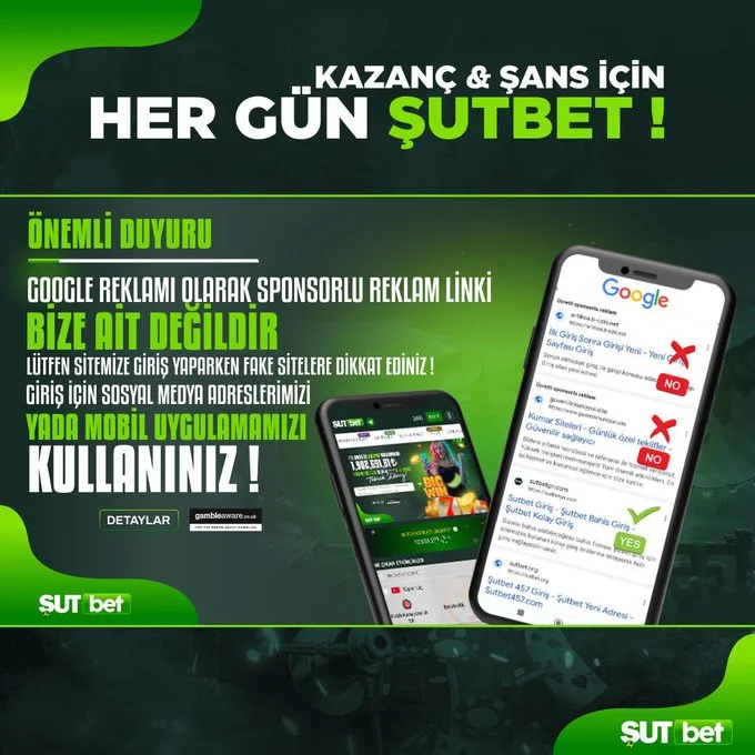 sutbett's tweet photo. ⚠️ÖNEMLİ DUYURU

⛔️Google Reklamı Olarak Sponsorlu Reklam Linki BİZE AİT DEĞİLDİR

‼️Lütfen Sitemize Giriş Yaparken Dikkat Ediniz

✅Giriş İçin Sosyal Medya Adresimizdeki Linki, Yada Mobil Uygulamamızı Kullanınız

🖱Tıkla Kazanmaya Başla https://t.co/G6cpOtGre8
#Şutbet Giriş https://t.co/A4LOgIDKIu