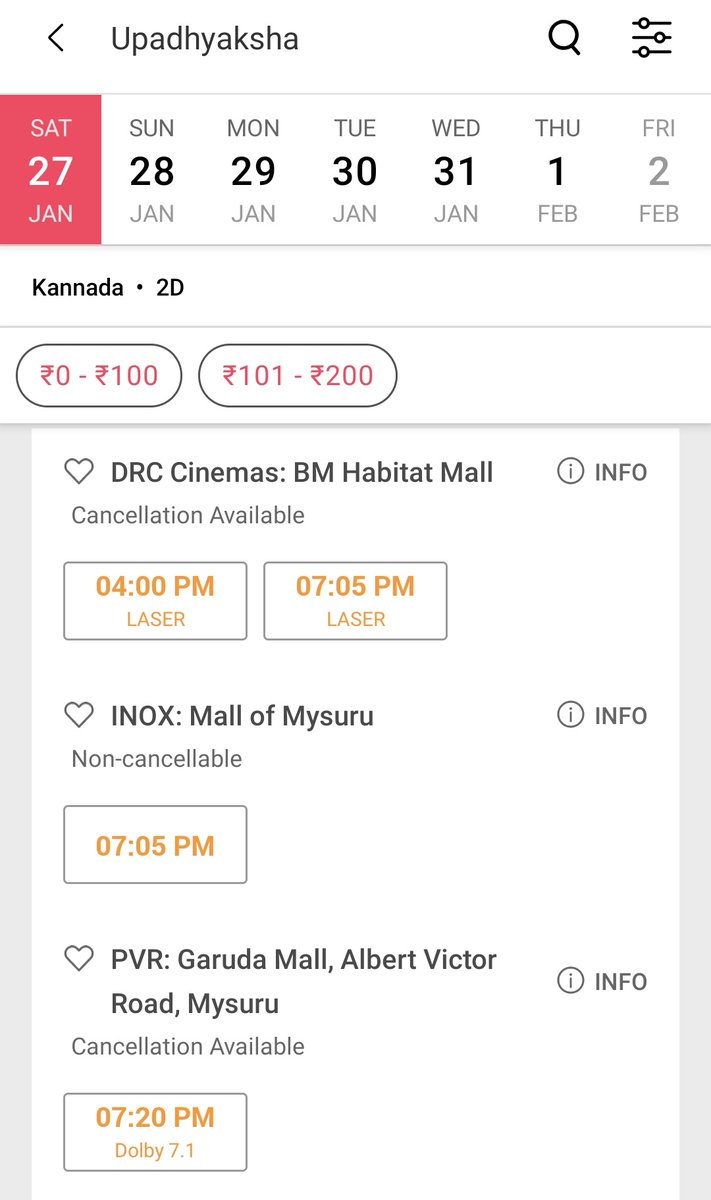 #Upadhyaksha Mysure Booking

As of Now

FF/8 🔥🔥

Crazy🔥🔥🔥
